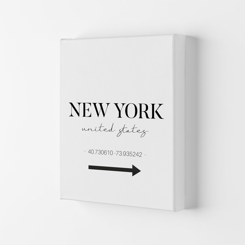 To New York Sign Art Print by Seven Trees Design Canvas