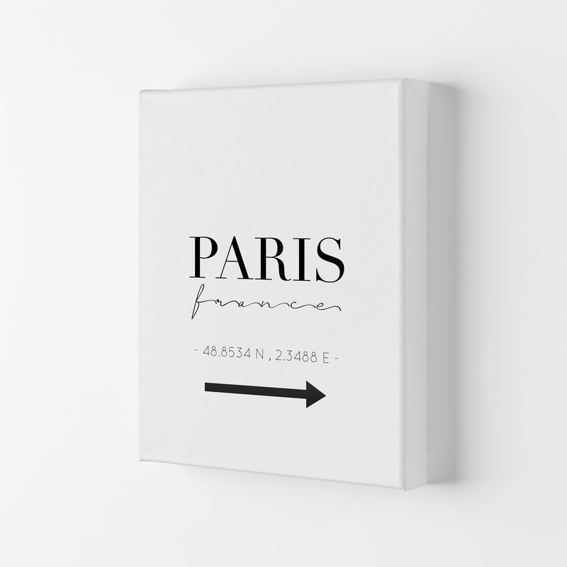 To Paris Sign Art Print by Seven Trees Design Canvas