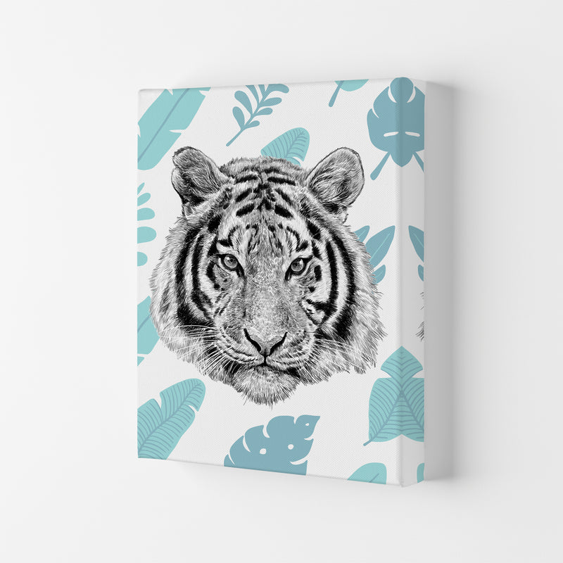 Tropical Tiger Animal Art Print by Seven Trees Design Canvas
