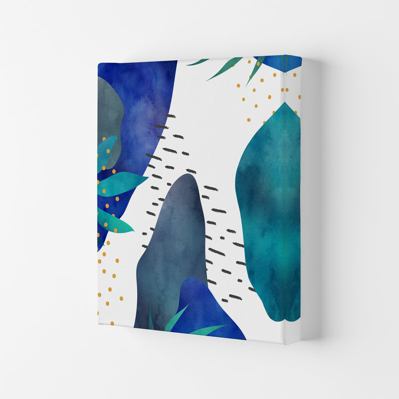 Watercolor Abstract Jungle Art Print by Seven Trees Design Canvas