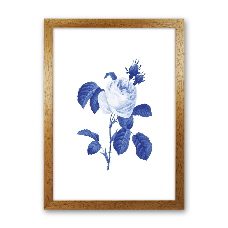 Blue botanic I Art Print by Seven Trees Design Oak Grain