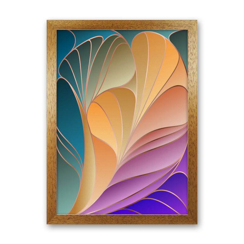 Colorful Art Deco IV Art Print by Seven Trees Design Oak Grain