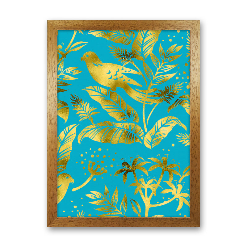 Gold Fauna Art Print by Seven Trees Design Oak Grain