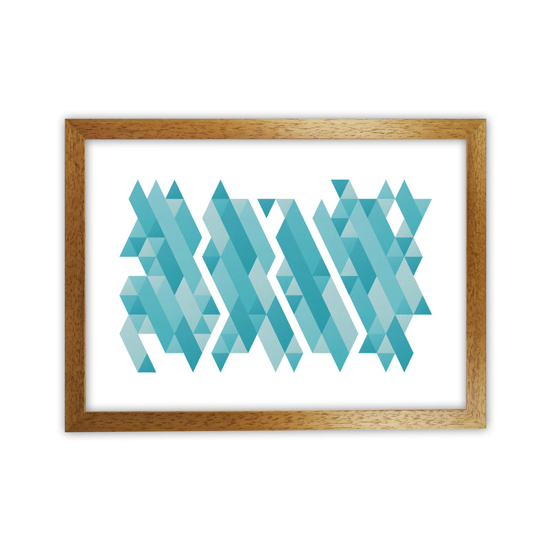 Pieces Of Mountains Abstract Art Print by Seven Trees Design Oak Grain
