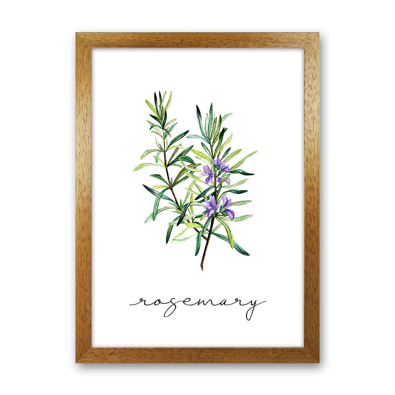 Rosemary Art Print by Seven Trees Design Oak Grain