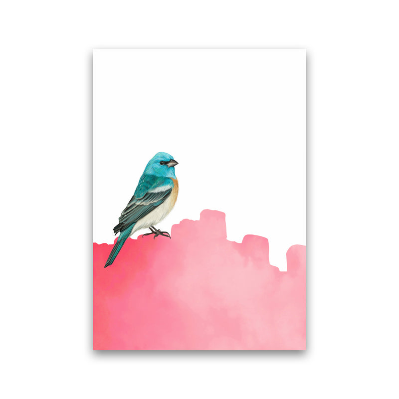 Bird Pink Art Print by Seven Trees Design Print Only
