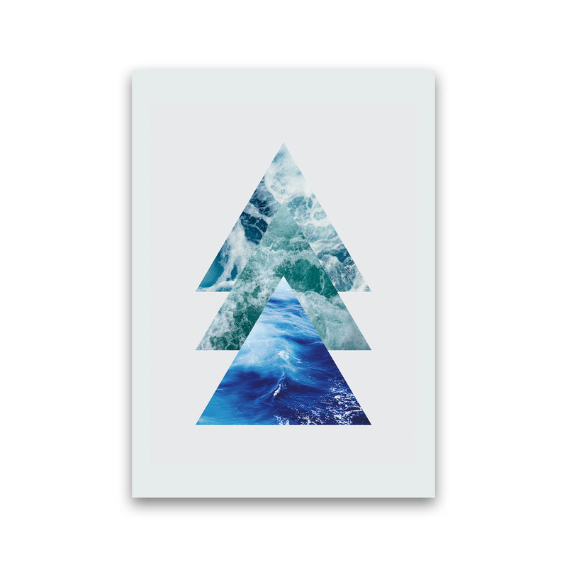 Ocean Triangles Art Print by Seven Trees Design Print Only