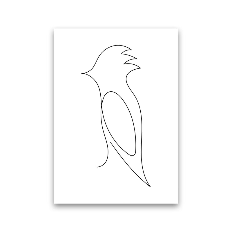 One Line Bird Art Print by Seven Trees Design Print Only