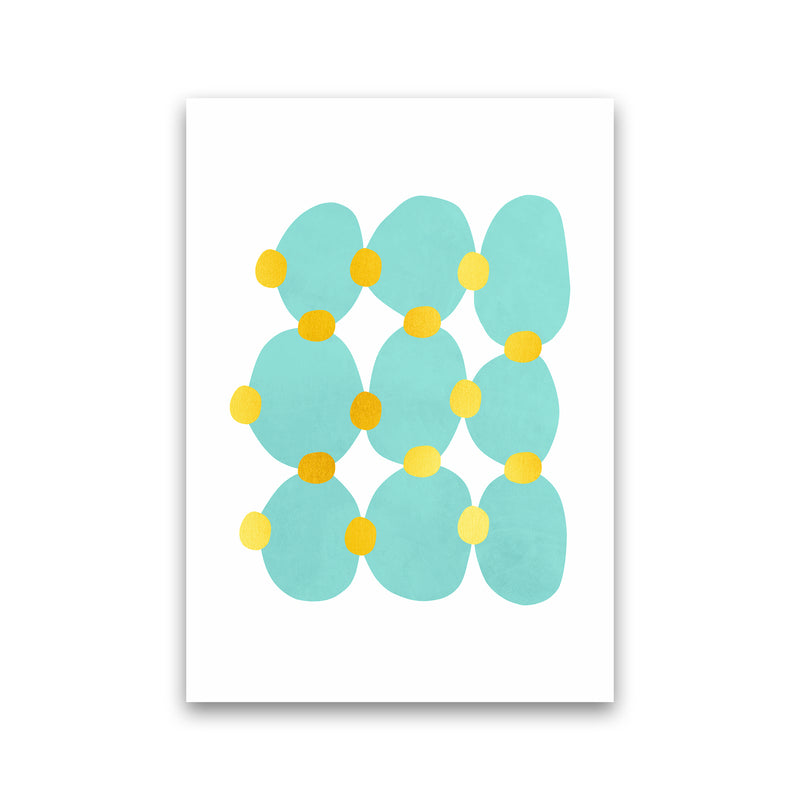 The Blue Islands Abstract Art Print by Seven Trees Design Print Only