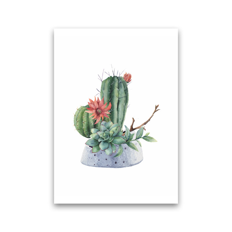 The Watercolor Cactus Art Print by Seven Trees Design Print Only