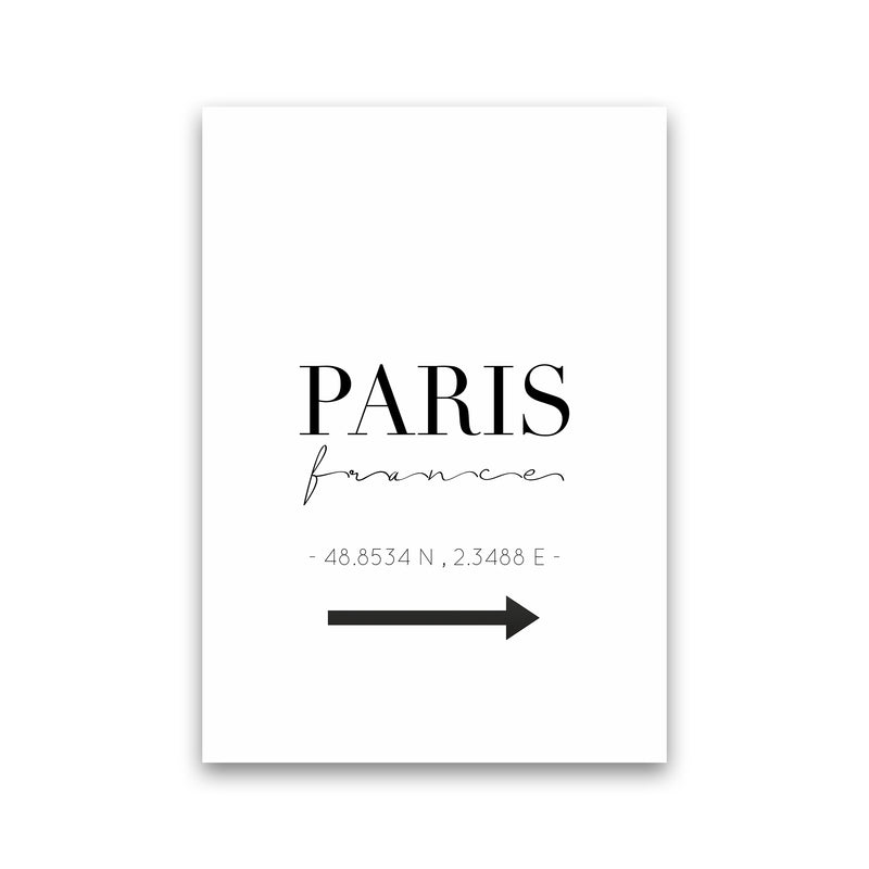 To Paris Sign Art Print by Seven Trees Design Print Only
