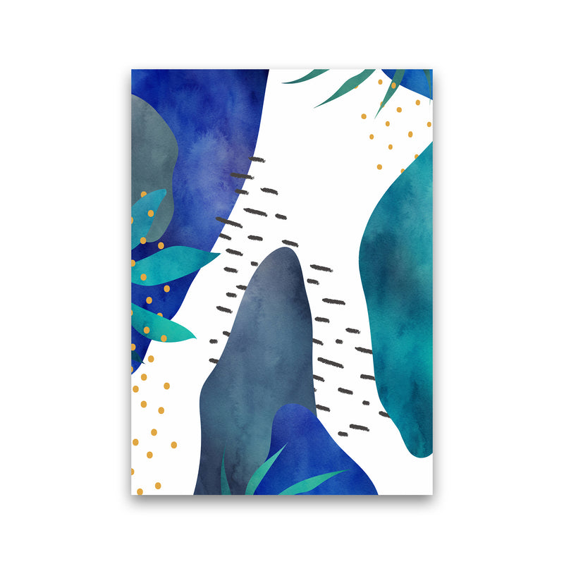 Watercolor Abstract Jungle Art Print by Seven Trees Design Print Only