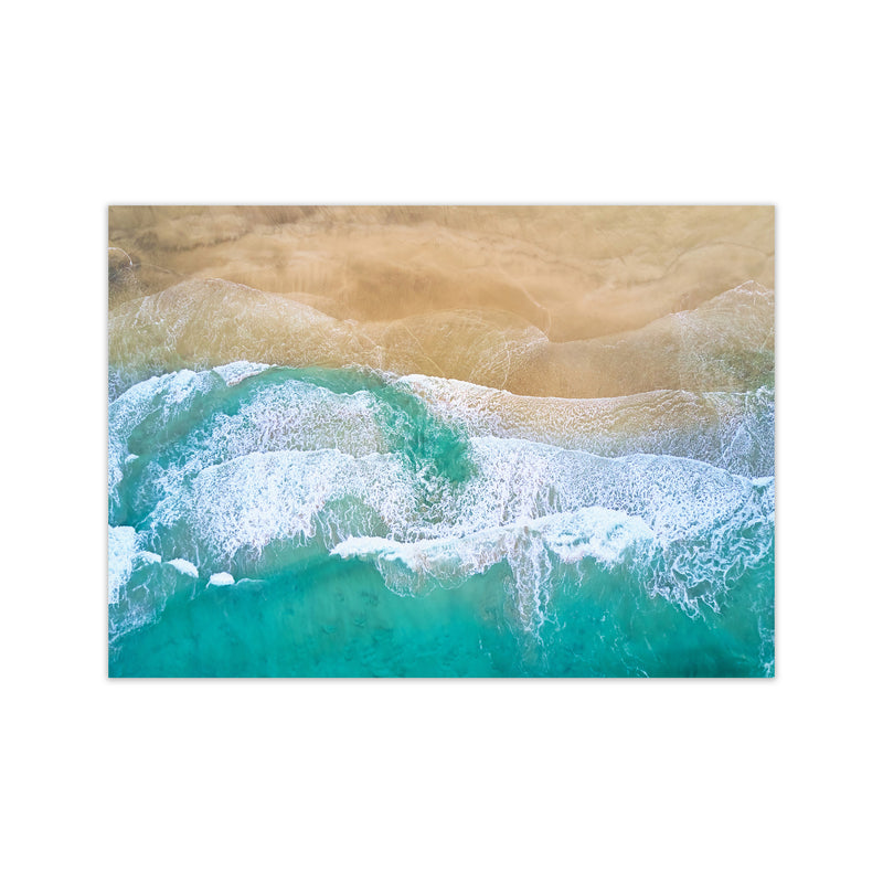 Waves From The Sky Landscape Art Print by Seven Trees Design Print Only