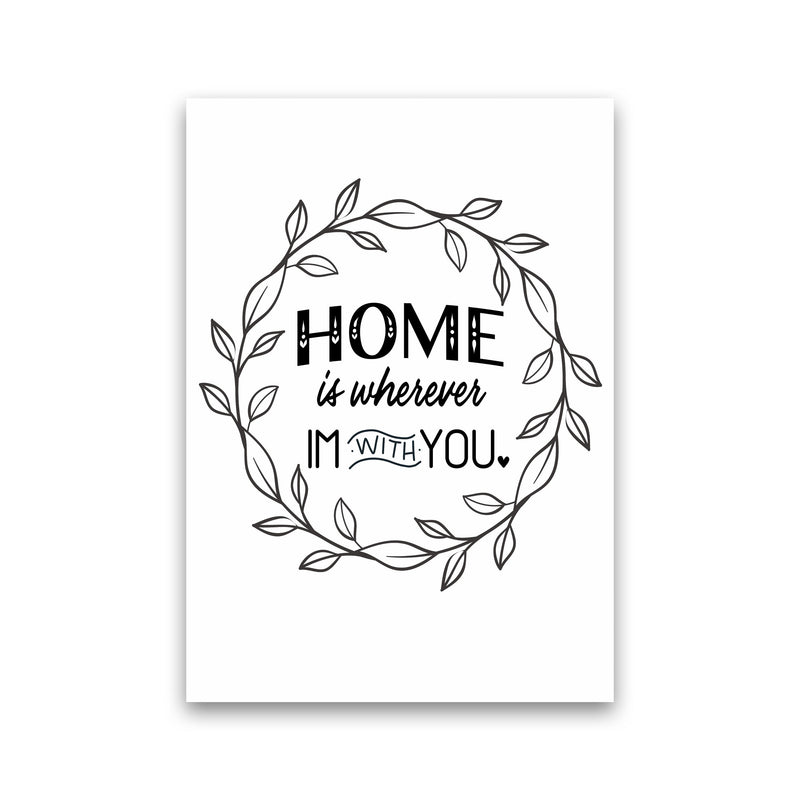 Home With You Art Print by Seven Trees Design Print Only