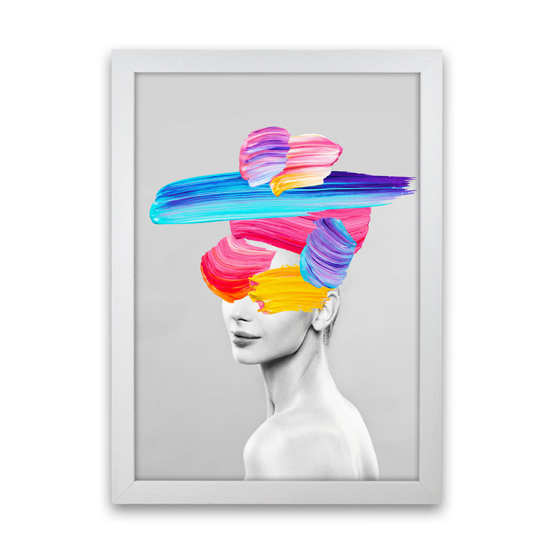 Beauty In Colors I Fashion Art Print by Seven Trees Design White Grain