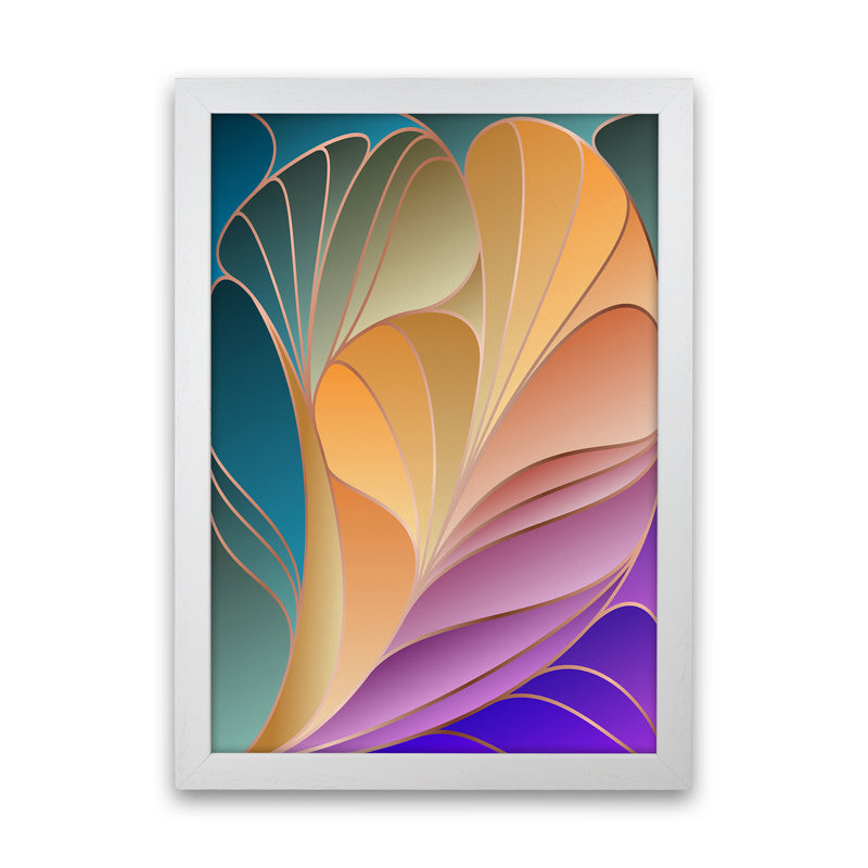 Colorful Art Deco IV Art Print by Seven Trees Design White Grain