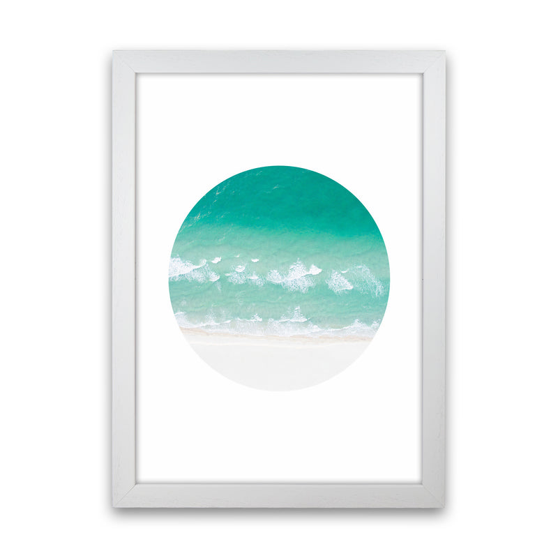 La Mar Beach Art Print by Seven Trees Design White Grain