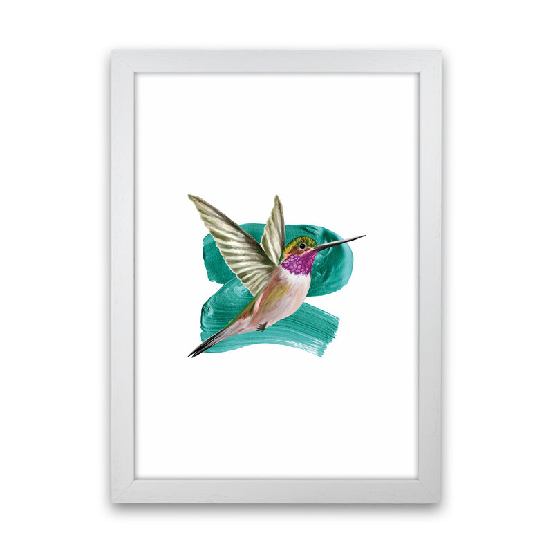 Modern Humingbird I Art Print by Seven Trees Design White Grain