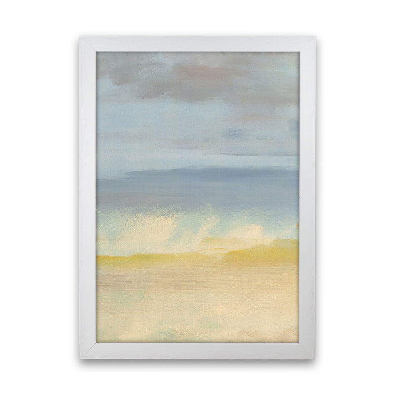 Sand, Ocean and Sky Art Print by Seven Trees Design White Grain