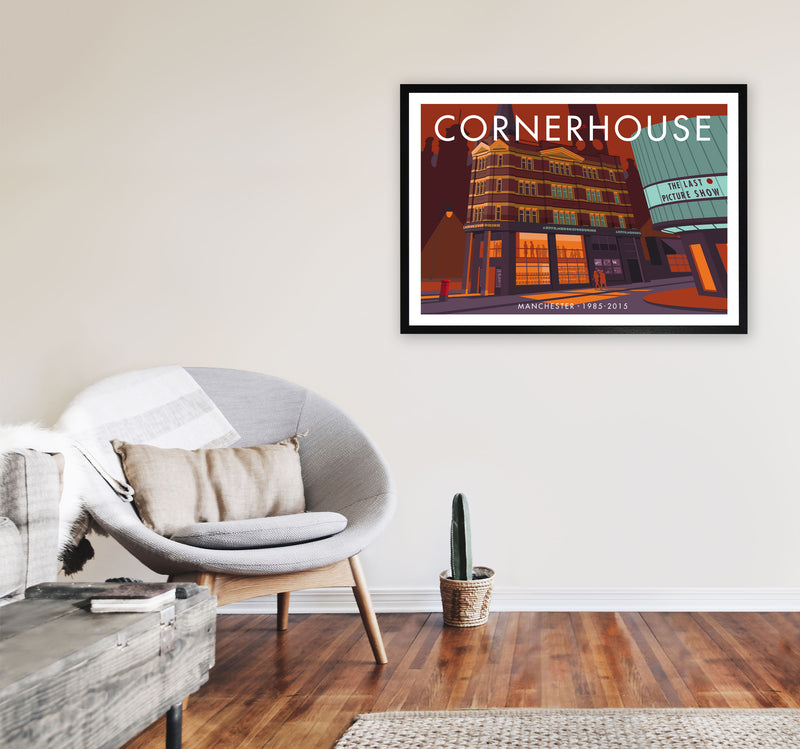 Cornerhouse by Stephen Millership A1 White Frame