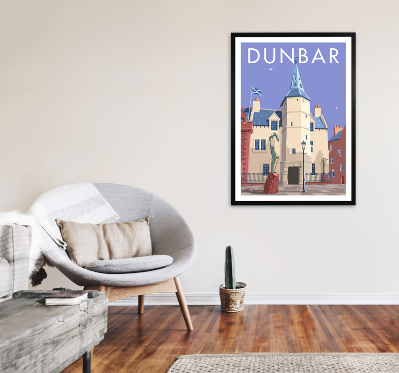 Dunbar by Stephen Millership A1 White Frame