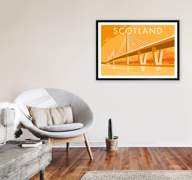 Scotland by Stephen Millership A1 White Frame