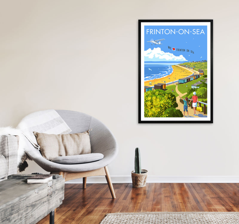 Frinton-On-Sea by Stephen Millership A1 White Frame