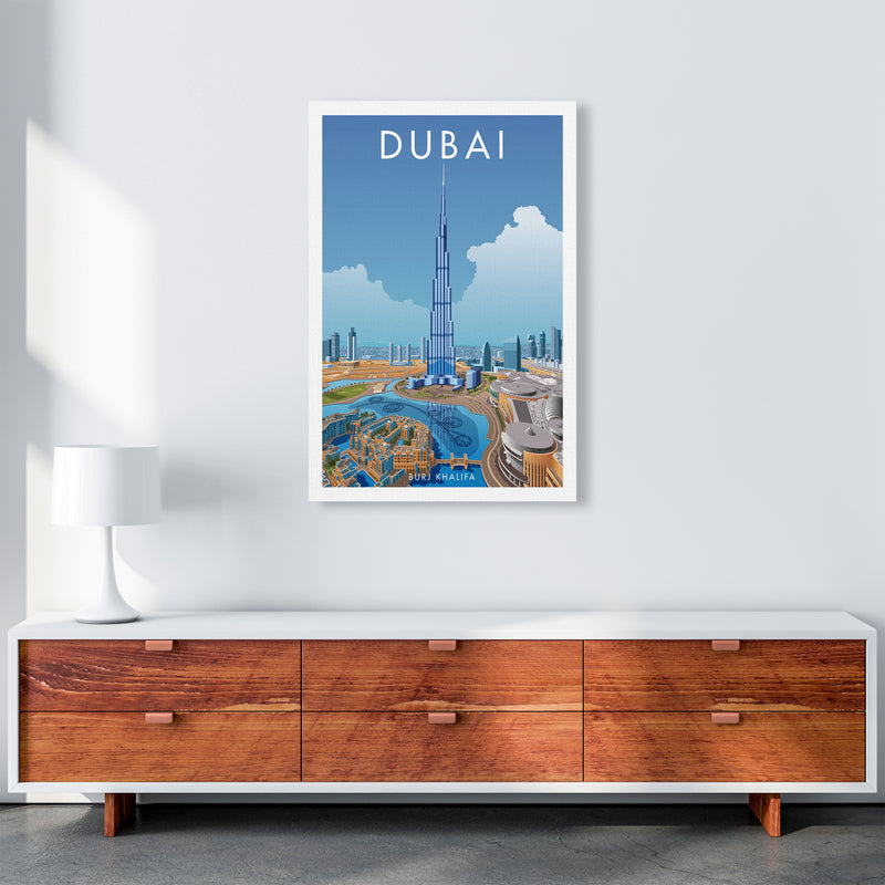 Dubai Travel Art Print By Stephen Millership A1 Canvas