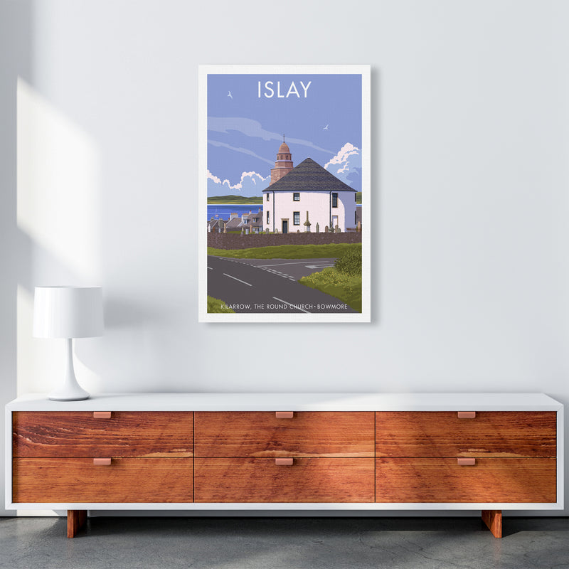 Islay Bowmore Travel Art Print By Stephen Millership A1 Canvas