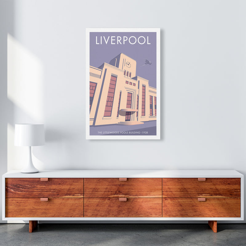 Liverpool Littlewoods Travel Art Print By Stephen Millership A1 Canvas