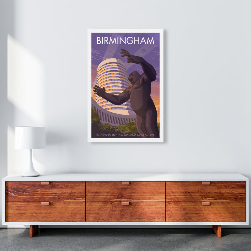 Birmingham King Kong Art Print by Stephen Millership A1 Canvas