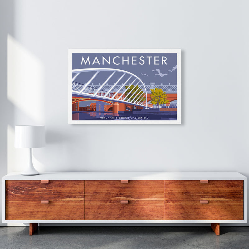 Manchester Merchants Bridge Art Print by Stephen Millership A1 Canvas