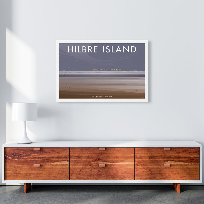 Wirral Hilbre Island Art Print by Stephen Millership A1 Canvas