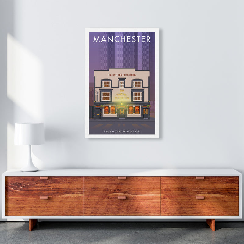 Manchester Britons Protection Art Print by Stephen Millership A1 Canvas