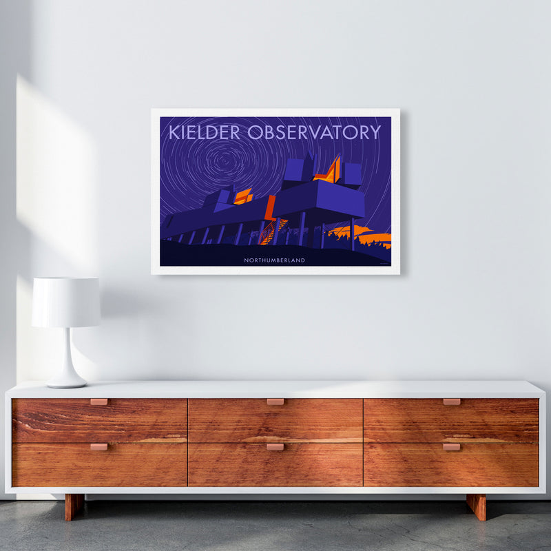 Kielder Observatory by Stephen Millership A1 Canvas