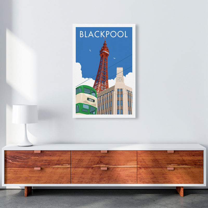 Blackpool by Stephen Millership A1 Canvas