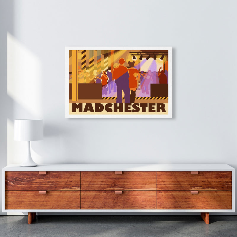 Madchester by Stephen Millership A1 Canvas