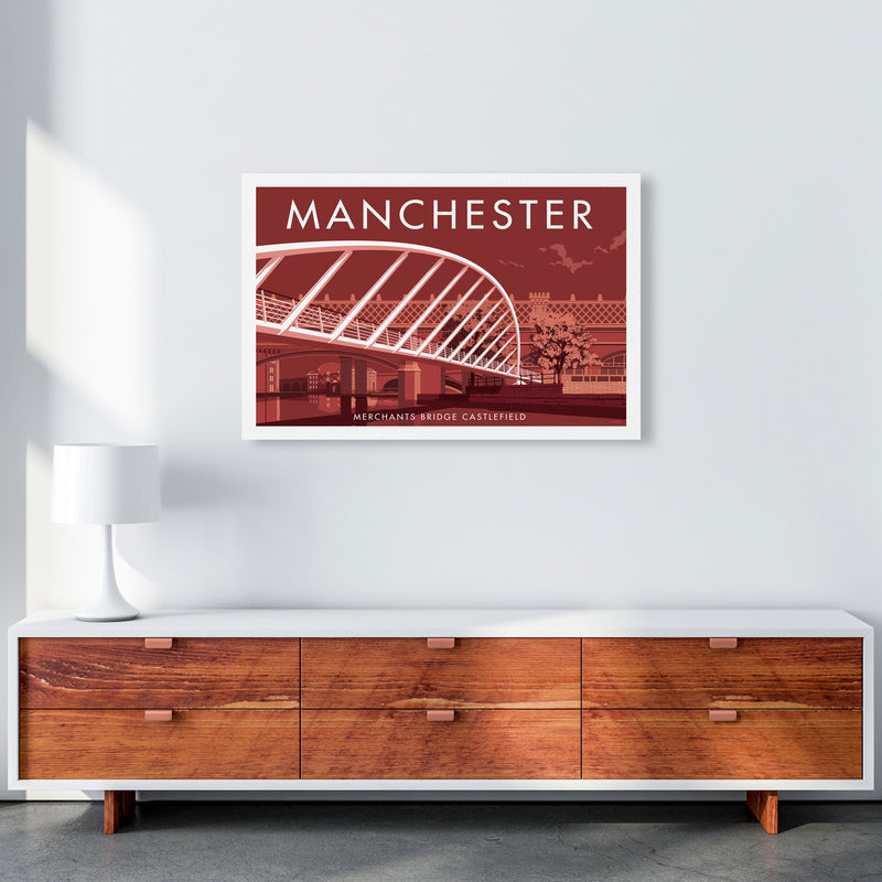Manchester by Stephen Millership A1 Canvas
