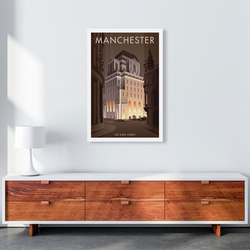 Manchester by Stephen Millership A1 Canvas