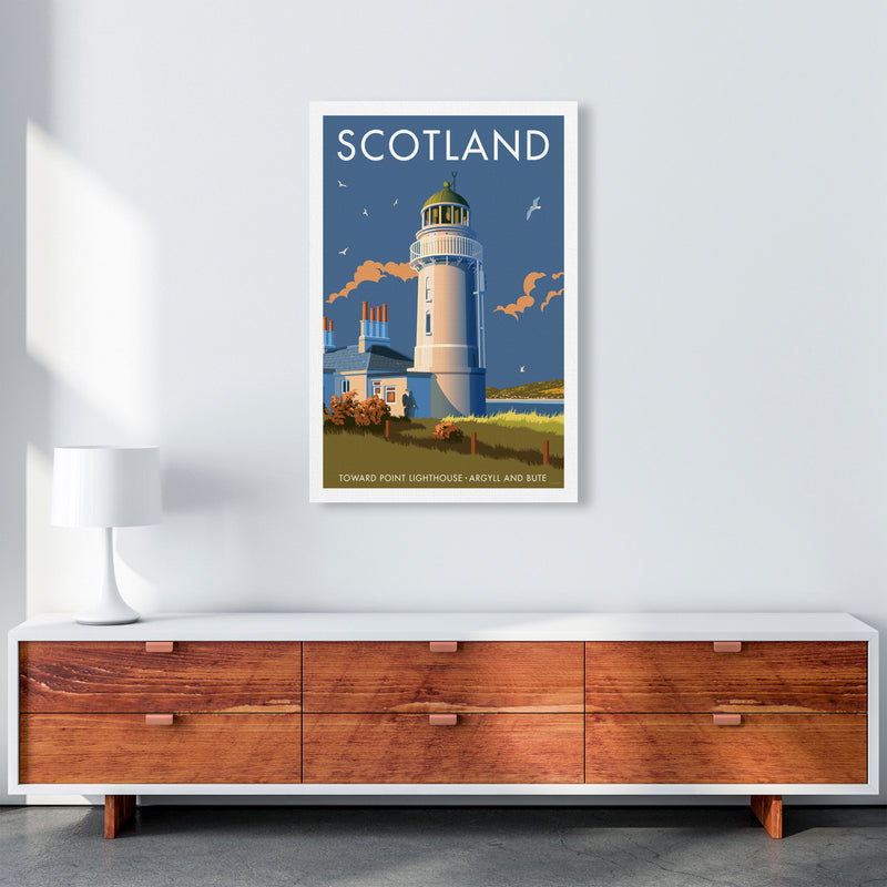 Toward Point Lighthouse Scotland Art Print by Stephen Millership A1 Canvas