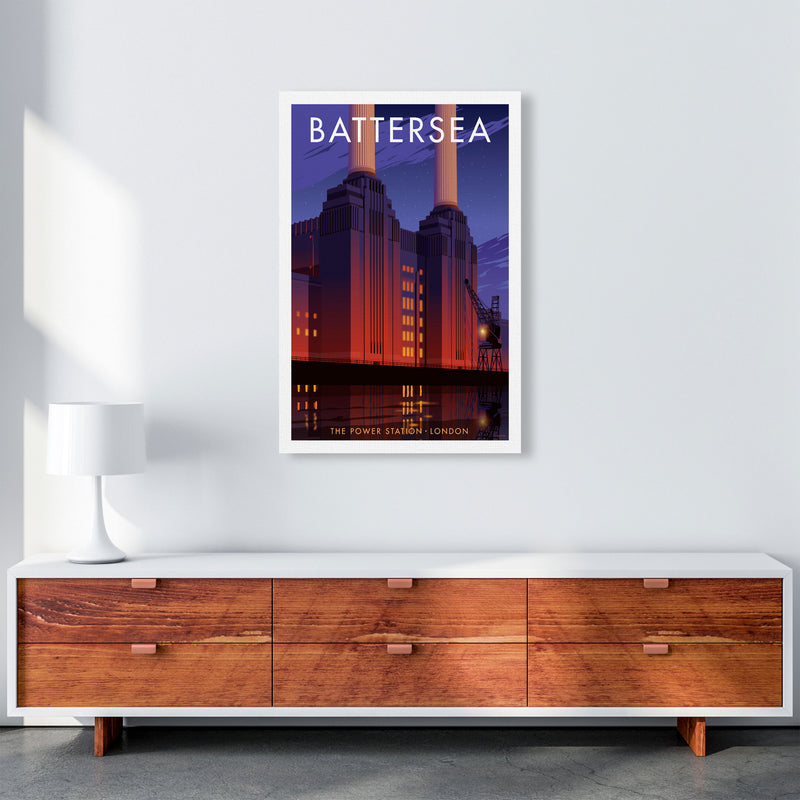 Battersea by Stephen Millership A1 Canvas