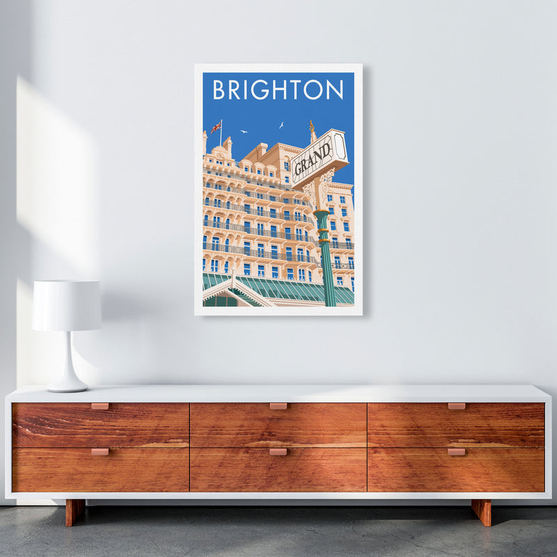 Grand Hotel Brighton Art Print by Stephen Millership A1 Canvas