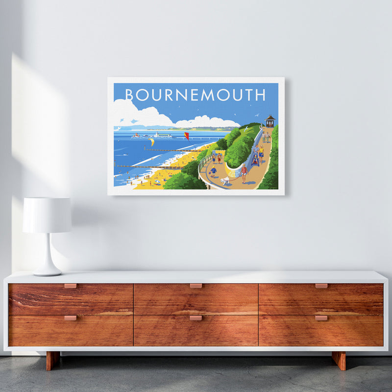 Bournemouth Framed Digital Art Print by Stephen Millership A1 Canvas