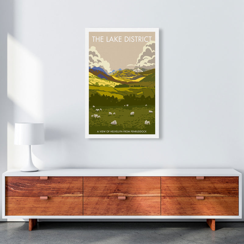 The Lake District Framed Digital Art Print by Stephen Millership A1 Canvas