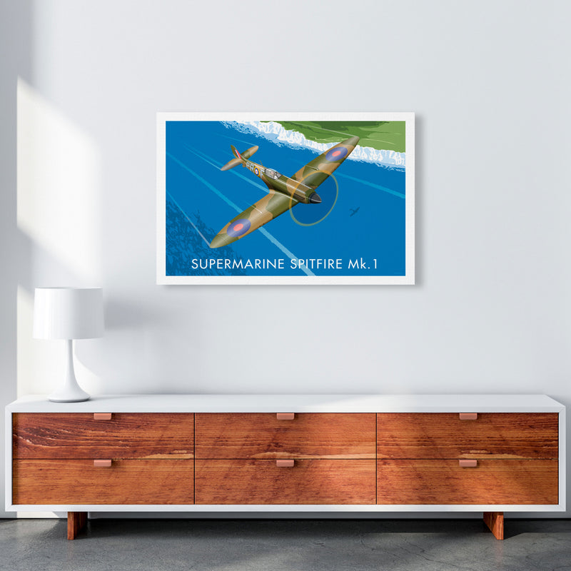 Supermarine Spitfire by Stephen Millership A1 Canvas