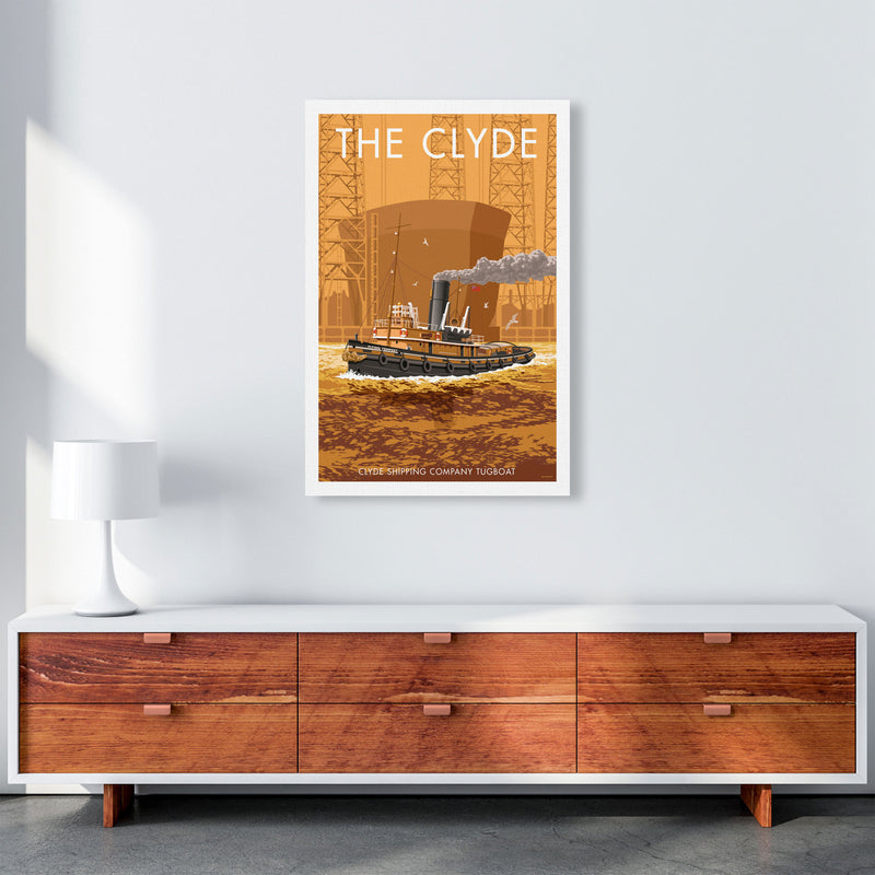 The Clyde Art Print by Stephen Millership A1 Canvas