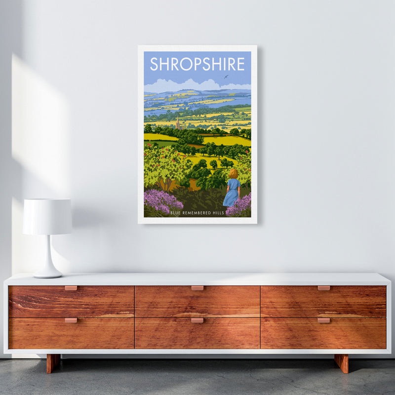 Shropshire Framed Digital Art Print by Stephen Millership A1 Canvas