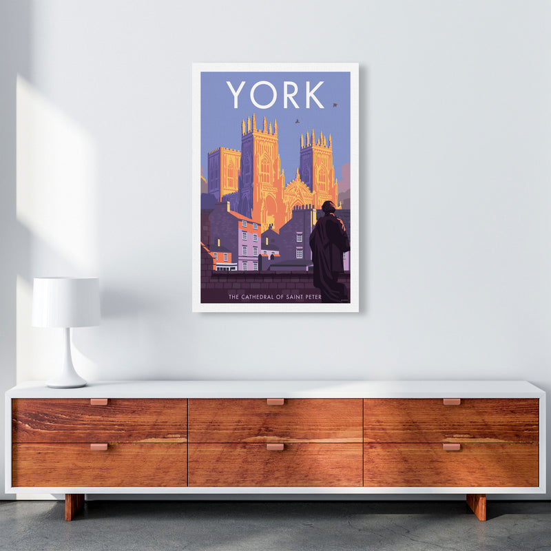 The Cathedral Of Saint Peter, York Art Print by Stephen Millership A1 Canvas