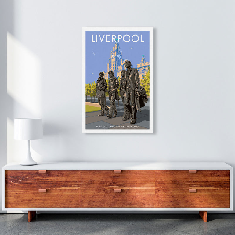 Liverpool Art Print by Stephen Millership A1 Canvas