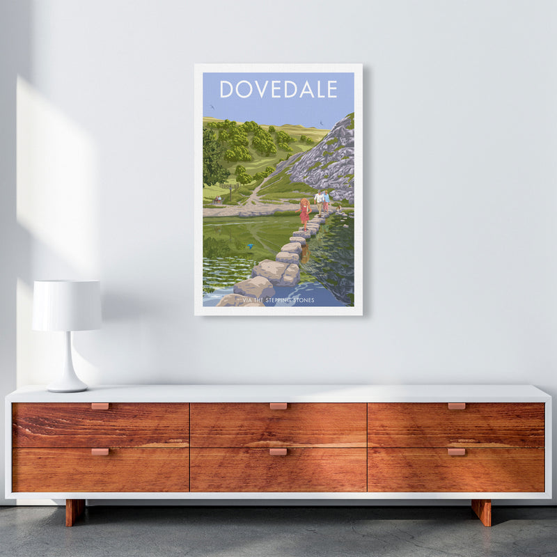 Dovedale Derbyshire Travel Art Print by Stephen Millership A1 Canvas